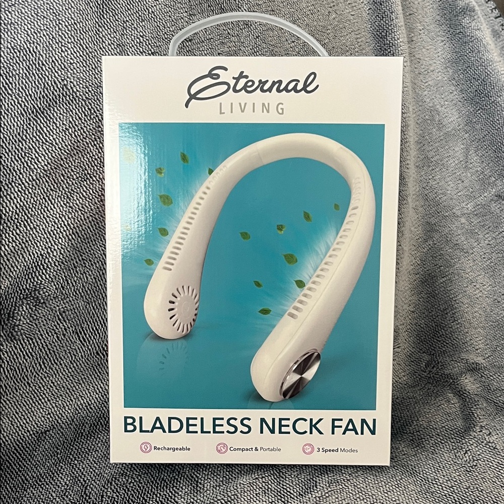 Eternal Living Bladeless Neck Fan - White